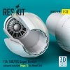 RESKIT RSU32-0210 F/A-18E/F/G Super Hornet exhaust nozzles (type 1) for Revell kit (3D Printed) (1/32)